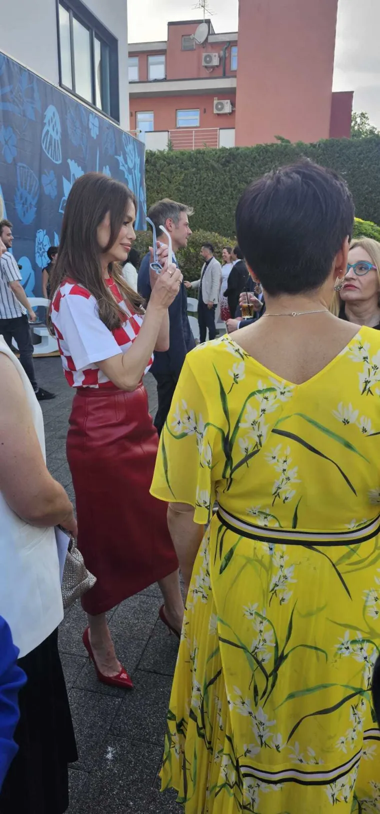 Prekrasnu Severinu 'uhvatila' kamera na slavlju rođendana kralja Charlesa u Zagrebu
