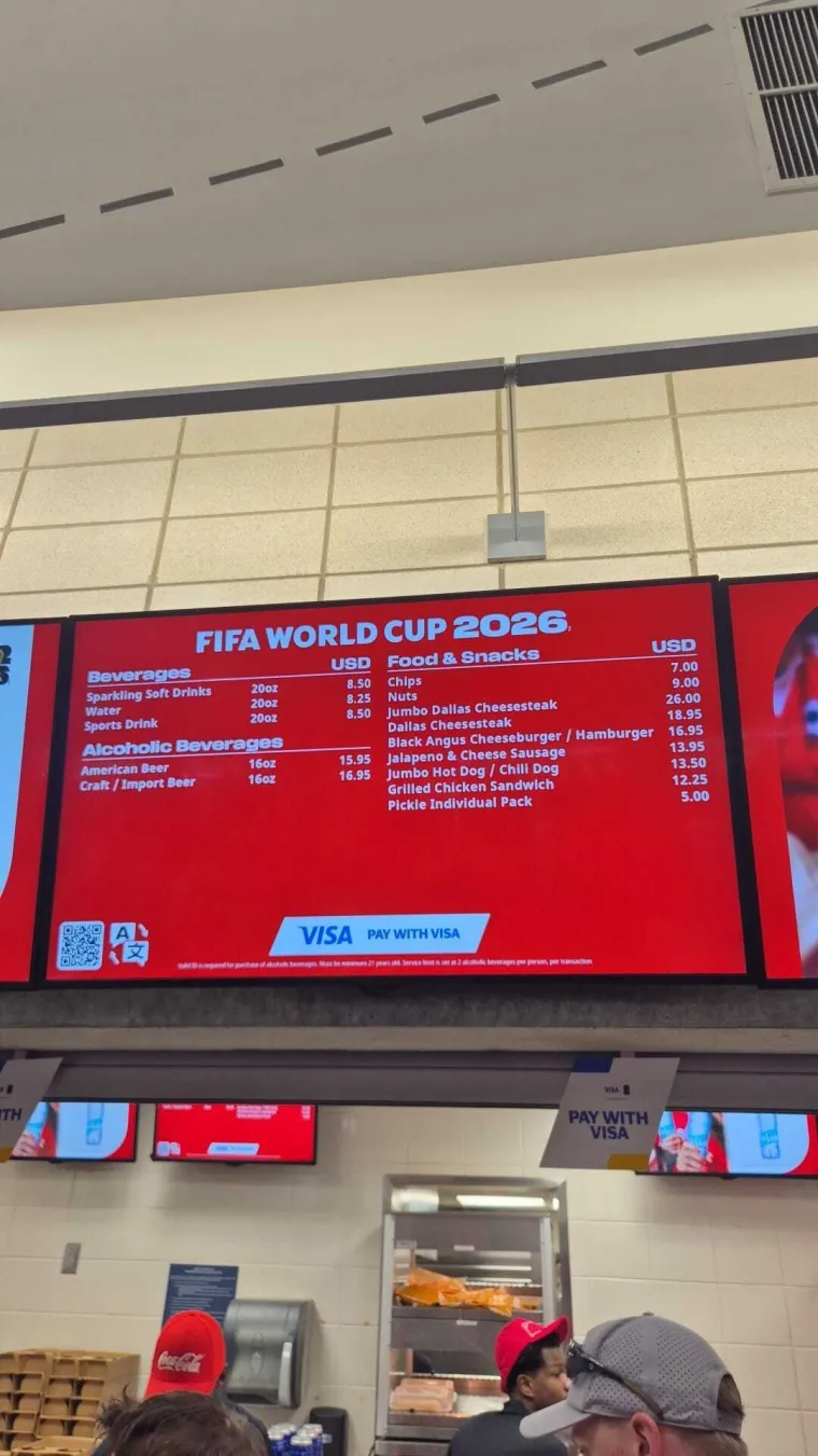 Evo kakve su cijene u Arlingtonu: Voda, pivo i hrana papreno skupi na stadionu
