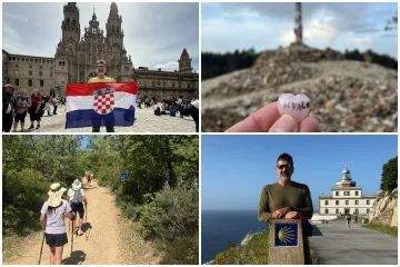Dario je propje&scaron;ačio Camino: Na kraju je razvio hrvatsku zastavu, emocije su potekle