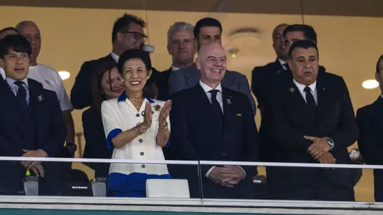 Biv&scaron;i 'Vatreni' rijetko se pojavljuje u javnosti, a sada je snimljen uz Infantina na SP-u