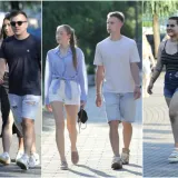 Dok su mnogi tražili predah uz Muru, brineta u bijeloj kombinaciji pro&scaron;etala se kao modnom pistom