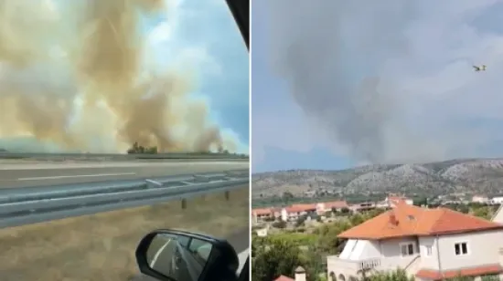 Dva velika požara buknula kod &Scaron;ibenika, na terenu vi&scaron;e od 50 vatrogasaca