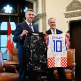 Plenković u prvom povijesnom posjetu Kanadi, susreo se s Carneyjem: '&Scaron;irimo suradnju'