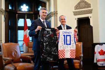 Plenković u prvom povijesnom posjetu Kanadi, susreo se s Carneyjem: '&Scaron;irimo suradnju'