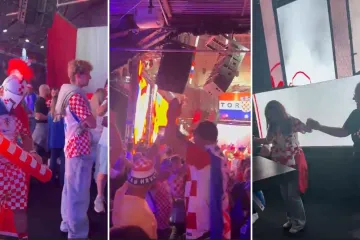 Hrvatska kuća u Torontu gori! Pogledajte fe&scaron;tu hrvatskih navijača
