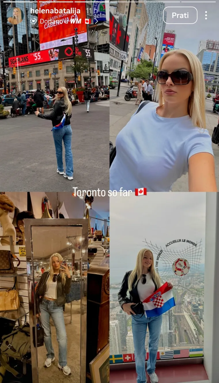 Helena iz 'Gospodina Savr&scaron;enog' stigla u Toronto: Vatrene će bodriti u posebnom dru&scaron;tvu