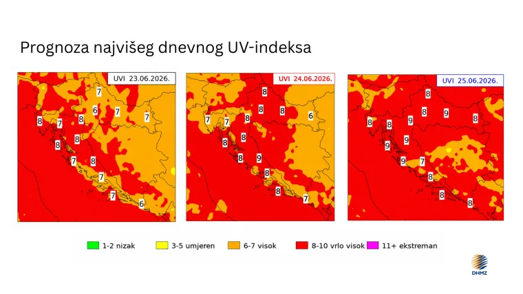 Ponovno se oglasili iz DHMZ-a, tri regije u crvenom! 'Vrijeme će biti izuzetno opasno'