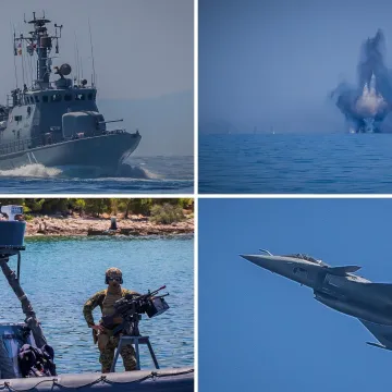 Vi&scaron;e od 3000 vojnika, Rafalei i ratni brodovi: Pogledajte veliku vojnu vježbu na Jadranu!