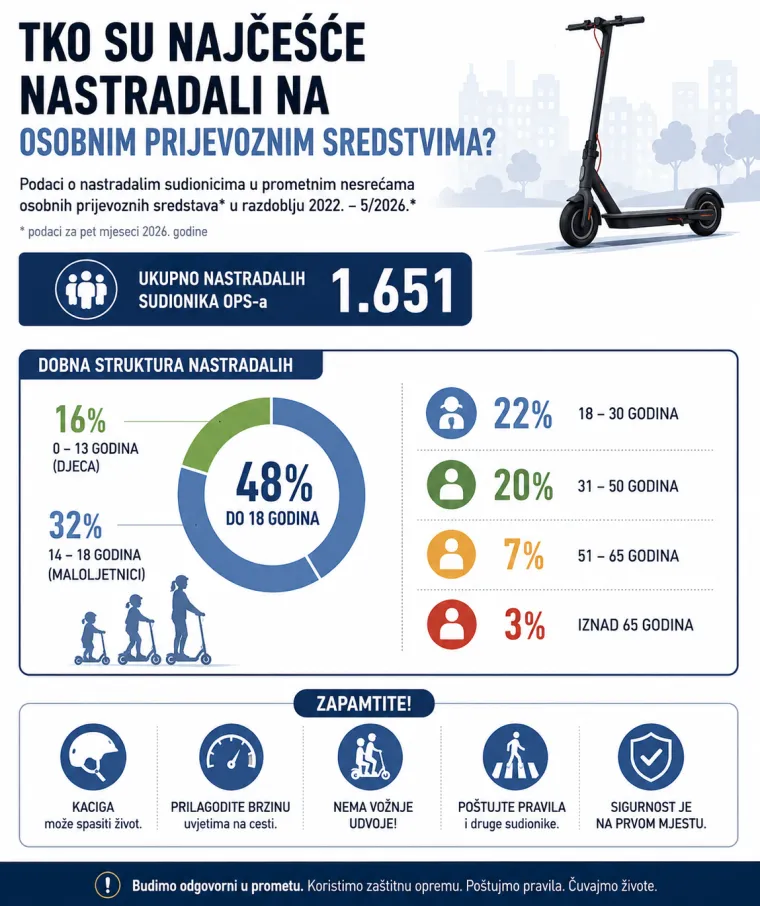 Smrt dječaka otvorila pitanje koje Hrvatska vi&scaron;e ne može ignorirati: Koliko ih umire na romobilima?