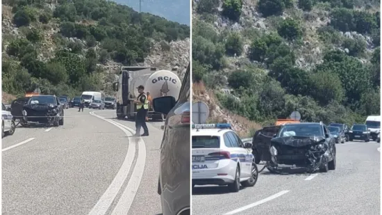 Nesreća na magistrali: Sudarili se cisterna i dva automobila, jedna osoba ozljeđena