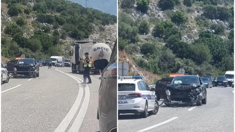 Nesreća na magistrali: Sudarili se cisterna i dva automobila, jedna osoba ozljeđena