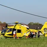 Mu&scaron;karac kod Zagreba sletio s ceste i udario u stup, helikopterom hitno prevezen u bolnicu