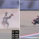 Stra&scaron;an pad pri jurnjavi od 200 km/h: Kandidat za naslov prevrtao se u zraku, pojavila se snimka