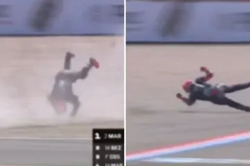 Stra&scaron;an pad pri jurnjavi od 200 km/h: Kandidat za naslov prevrtao se u zraku, pojavila se snimka