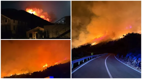 Buknuo požar kraj Komiže! Vatra gutala borovu &scaron;umu i makiju, &scaron;ire se snimke