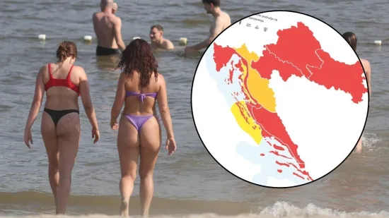 Skoro cijela zemlja pod crvenim alarmom: Evo gdje je u 7 ujutro izmjereno preko 32 &deg;C