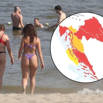 Skoro cijela zemlja pod crvenim alarmom: Evo gdje je u 7 ujutro izmjereno preko 32 &deg;C