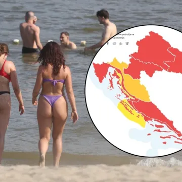 Skoro cijela zemlja pod crvenim alarmom: Evo gdje je u 7 ujutro izmjereno preko 32 &deg;C