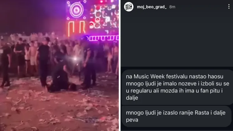 Nastala panika na festivalu u Beogradu, ljudi tvrde da ima izbodenih. Organizatori sve demantirali