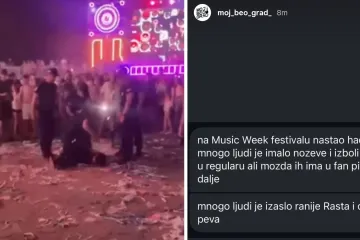 Nastala panika na festivalu u Beogradu, ljudi tvrde da ima izbodenih. Organizatori sve demantirali