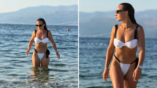 Kaja iz 'Gospodina Savr&scaron;enog' zablistala u bijelom bikiniju: Ljeto provodi u Supetru