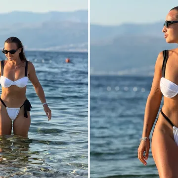 Kaja iz 'Gospodina Savr&scaron;enog' zablistala u bijelom bikiniju: Ljeto provodi u Supetru
