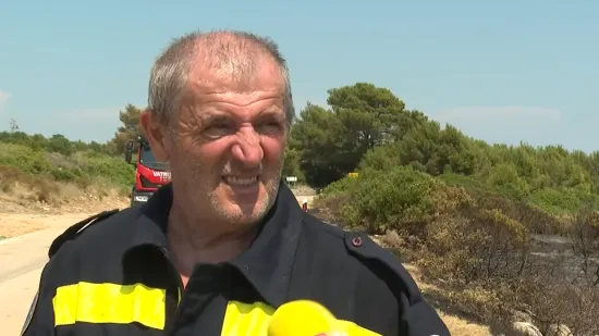 Vatrogasac Mate opisao borbu s požarom: 'Umoran sam, prekjučer sam se probudio'