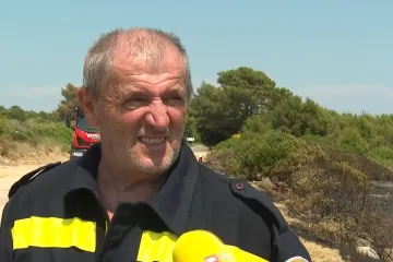 Vatrogasac Mate opisao borbu s požarom: 'Umoran sam, prekjučer sam se probudio'
