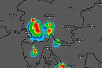 Nevrijeme stiglo susjedima, padala je tuča: Približava im se i hladna fronta