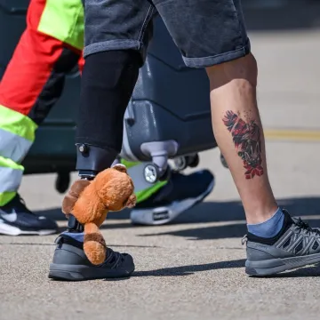 Ranjeni ukrajinski vojnici stigli na liječenje u Hrvatsku