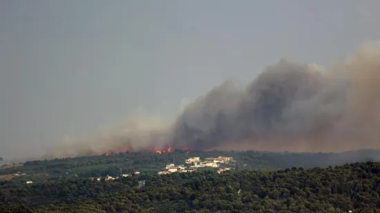 Nestvaran prizor! Uhvaćen je udar munje koji je najvjerojatnije izazvao požar na Čiovu
