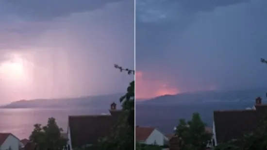 Dramatična snimka s Brača: Pogledajte kako je izgledala vatrena stihija na Čiovu