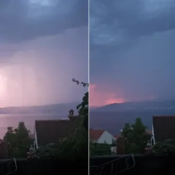 Dramatična snimka s Brača: Pogledajte kako je izgledala vatrena stihija na Čiovu
