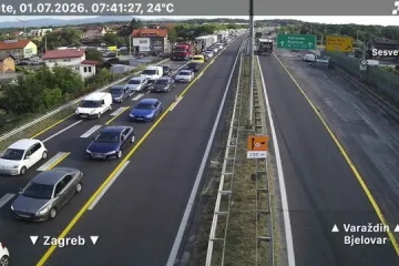 Kaos na ulazu u Zagreb zbog prometne nesreće, kolona je duga 14 kilometara