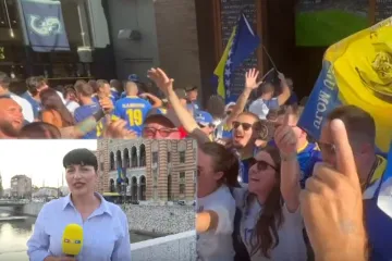 Uoči povijesne utakmice Sarajevom se vijore zastave: Sa zvučnika odjekuje neslužbena himna