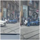 Nesreća u centru Zagreba: Netko je dobro slupao Audi