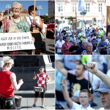 Jedni kleče, drugi bubnjaju! Stigla je ta subota u mjesecu, pogledajte sukob dvije Hrvatske