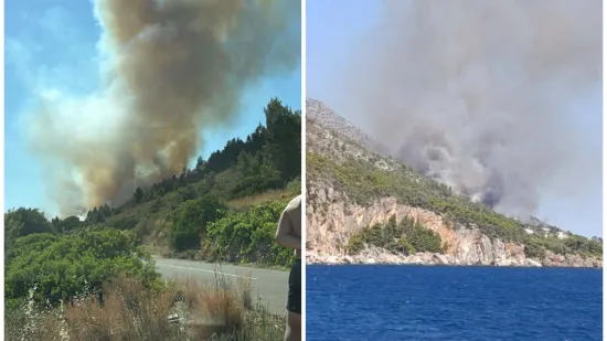 Gori između Jagodne i Ivan Dolca: Na Hvar poslana i dva kanadera