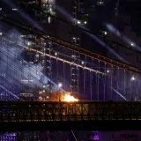 Brooklyn most u plamenu tijekom velike proslave, pojavila se snimka požara