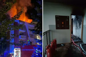 Buktinja gutala zgradu u Orahovici: Građani priskočili u pomoć, jedna osoba zavr&scaron;ila u bolnici