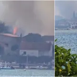 Buknuo požar blizu Trogira! Vatrogasci poku&scaron;avaju spriječiti &scaron;irenje vatre prema kućama