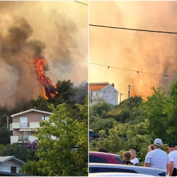 Vatrena buktinja kod Trogira pod kontrolom: Vatrogasci i dalje dežuraju na terenu
