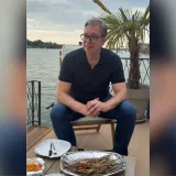 Vučić do&scaron;ao na 'srpsko more' pa obećao: 'Idući put ću preplivati'