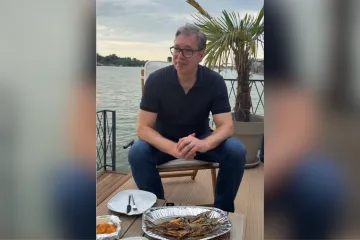 Vučić do&scaron;ao na 'srpsko more' pa obećao: 'Idući put ću preplivati'