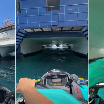 Pro&scaron;ao jet skijem ispod katamarana pa objavio video: 'More nije zabavni park za glupe turiste'