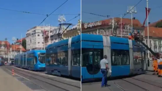 Kolaps na Trgu bana Jelačića, pogledajte snimku zastoja: Oglasio se ZET