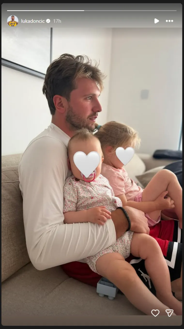 Luka Dončić objavio emotivne fotografije s kćerkicama usred borbe za skrbni&scaron;tvo