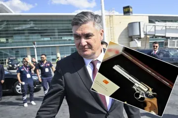 Znamo &scaron;to će Milanović napraviti s revolverom kojeg mu je poklonio Erdogan: Evo gdje će biti izložen