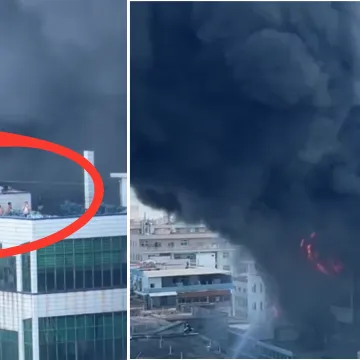 Požar guta veliku tvornicu, najmanje 28 mrtvih! &Scaron;ire se dramatične snimke