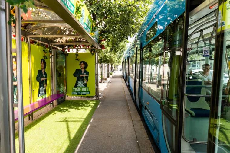 Zagreb dobio prvu Time Out tramvajsku stanicu